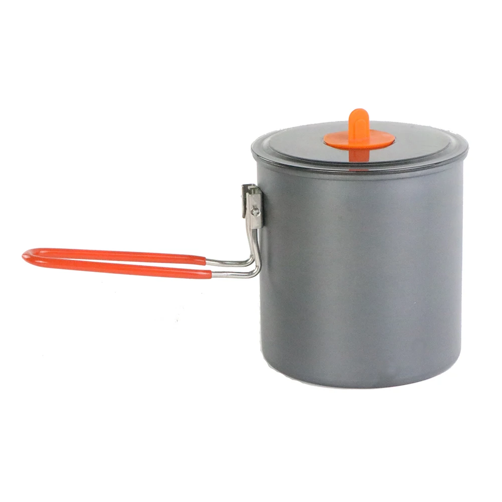 Camping Trip Approx.115*115*120mm Camping Pot Anodized Aluminum Camping Pot Anodized Aluminum Pot Efficient Outdoor Equipment