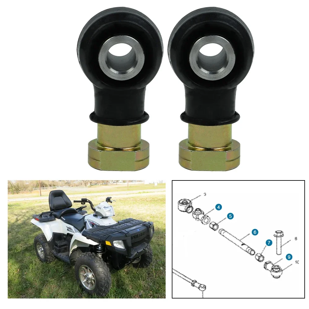 2 szt. Końcówka drążka kierowniczego do Polaris RZR 800 1000 EFI 2008-2014 Zewnętrzna końcówka drążka kierowniczego ATV Części 7061138 7061053 7061054