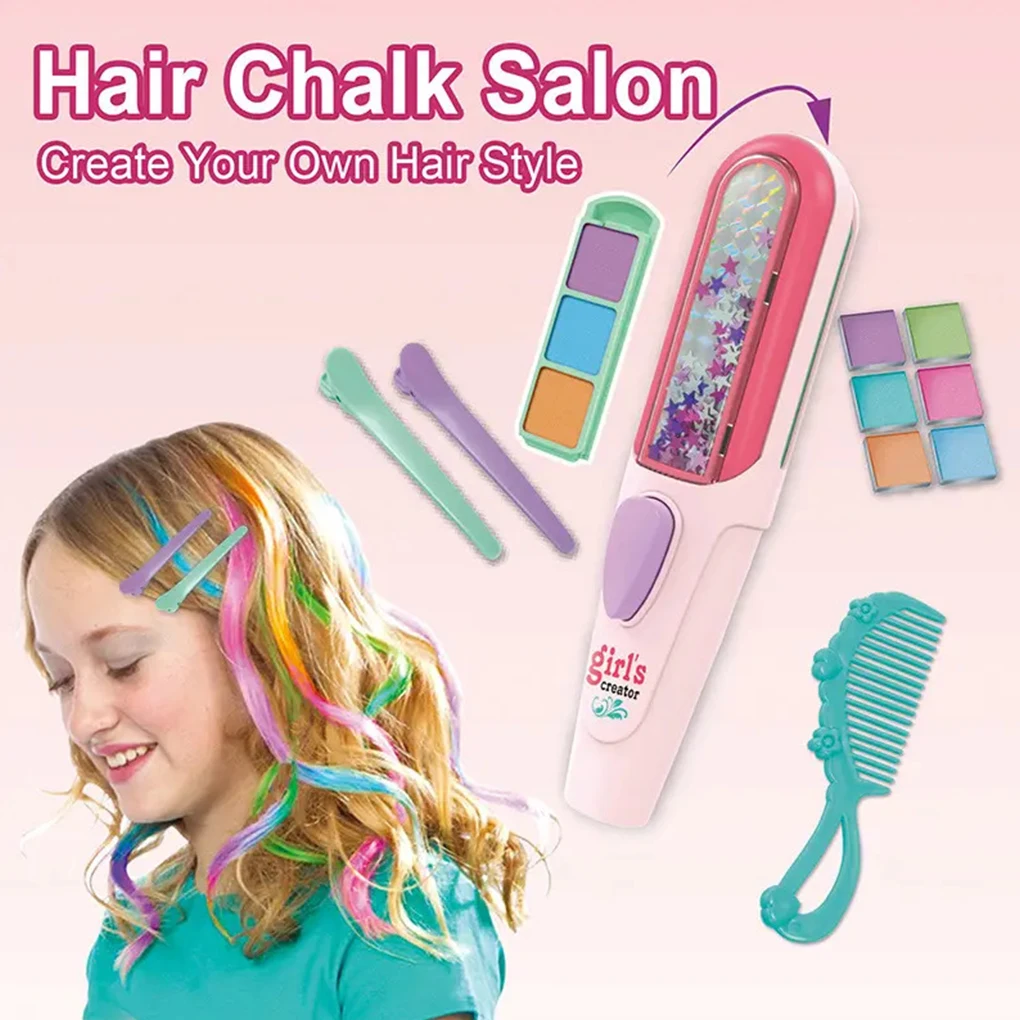 

ABS DIY Hair Dye Accessories For Girls Colorful Hair And Arm Tattoos Allowing Children To Unleash type+2