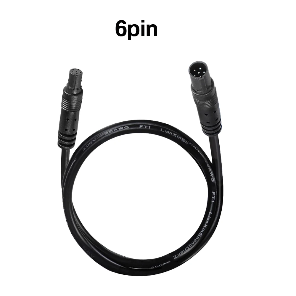 1 Stück 4/5/6/8-poliges Verlängerungskabel für Autokameras, Stecker auf Buchse, 1 m, 2 m, 3 m, Kabelsatz für die Videoverbindung der Rückfahrkamera. – Detail 9
