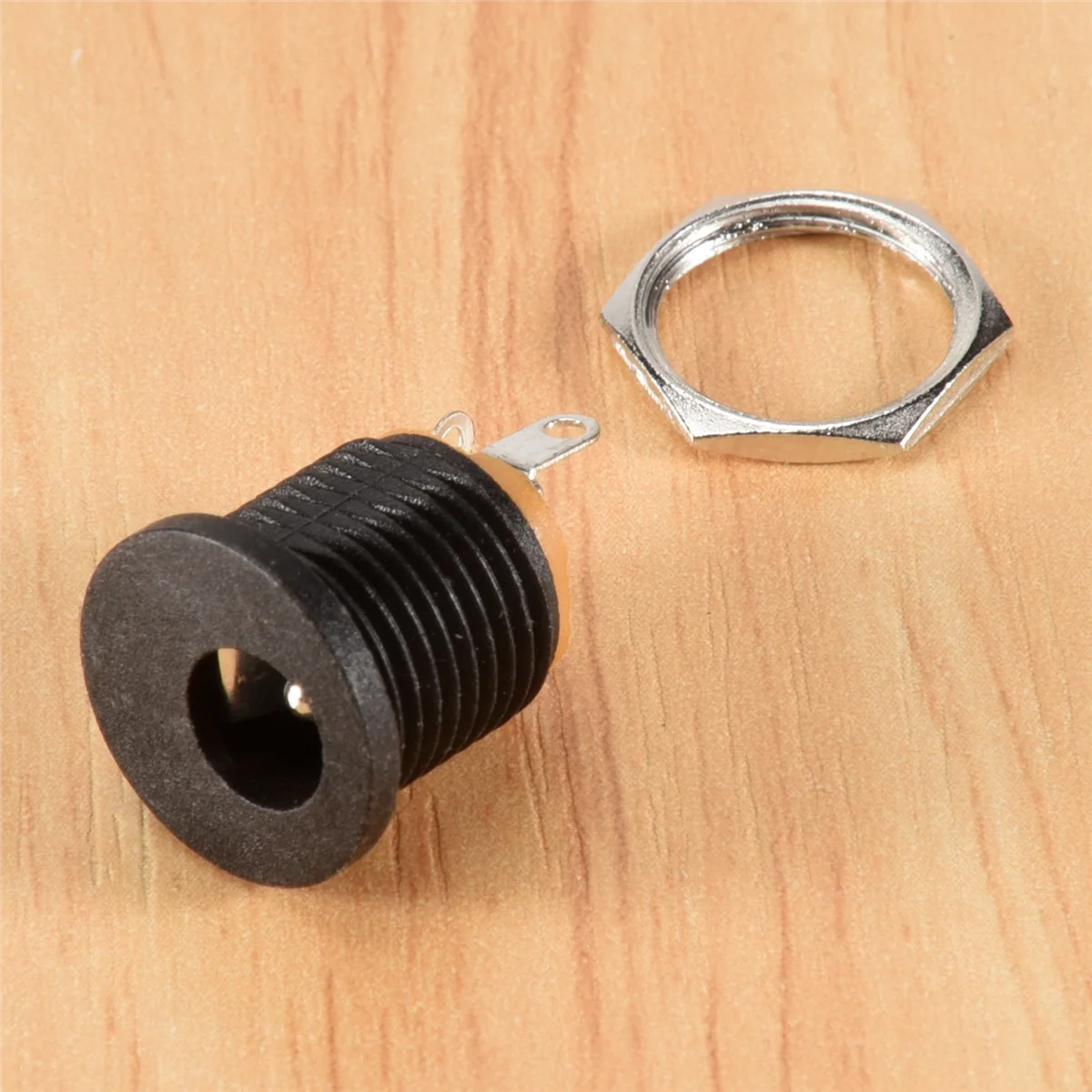 10 Pcs 3-terminal Soldering 2.1mm x 5.5mm Female Power Jack DC Socket