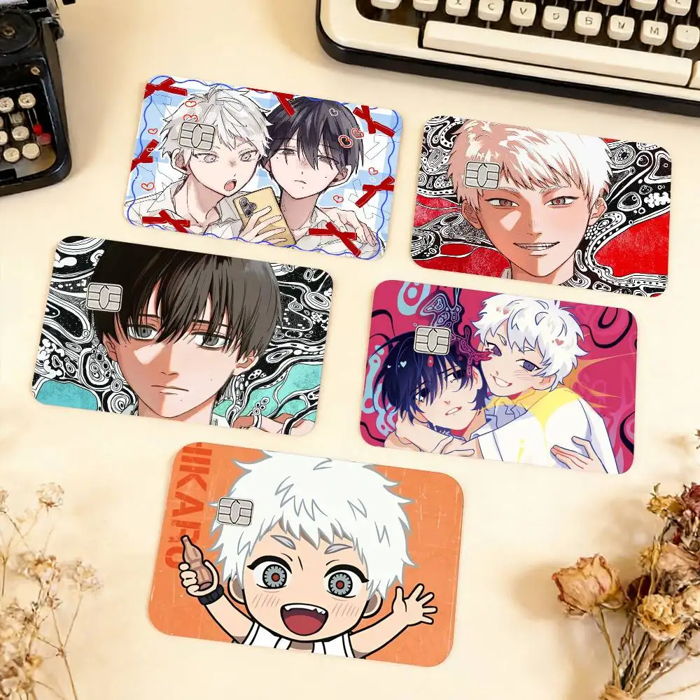 

Cartoon Style The Summer Hikaru Died Waterproof Film Skin Cover Credit Card Stickers Debit Front Bank Bus Pass