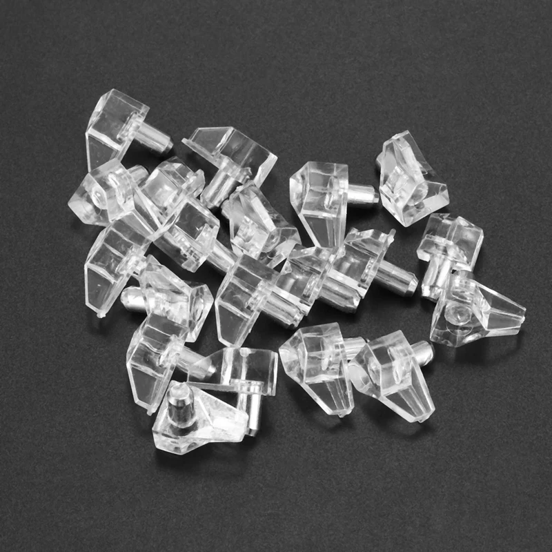 5 Mm Pin Shelf Support Shelf Studs Strong Support 60 Pcs, Transparent