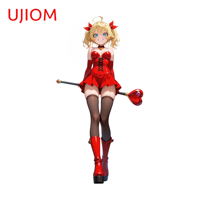 UJIOM Tanya Wall Sticker Magic Cartoon Girl Peripheral Graphics Decal Skateboard Cupboard Adhesive Decoration Toys Hobbies
