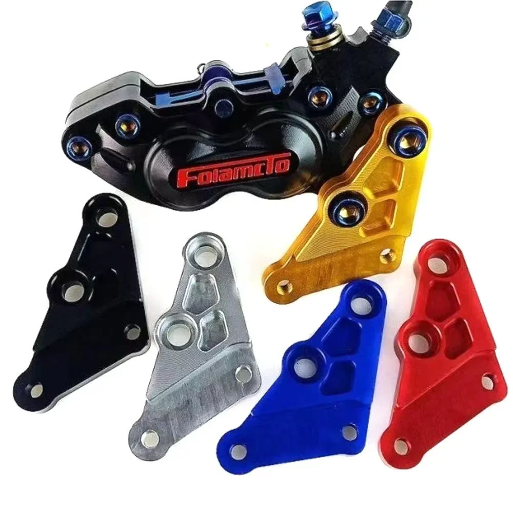 Pinças de freio traseiro da motocicleta suporte/adaptador para f101 hf6 40mm pinça de freio 220 disco de freio para m3 m5 m6 monkey e-motocicleta