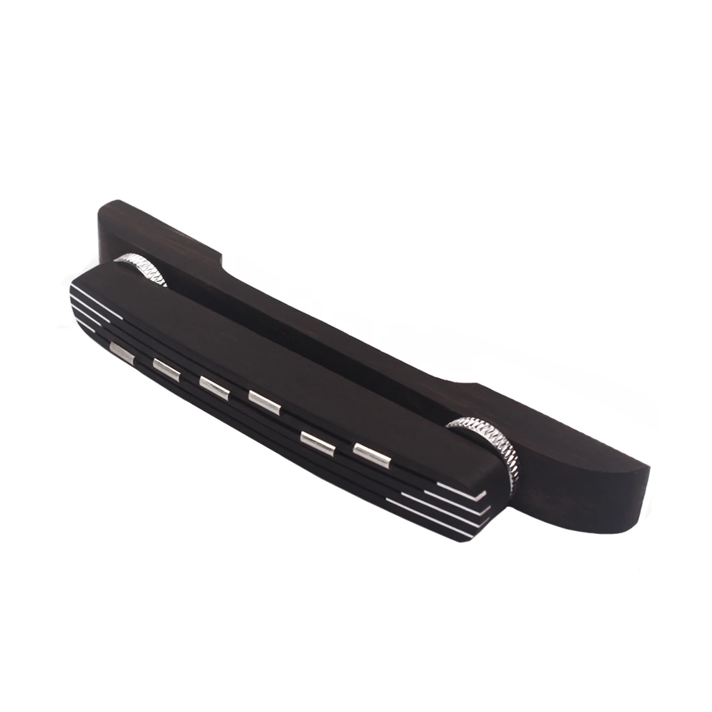 1PCS Ebony Guitar Bridge for Jazz  Electric Guitar Replacement Parts & Accessories