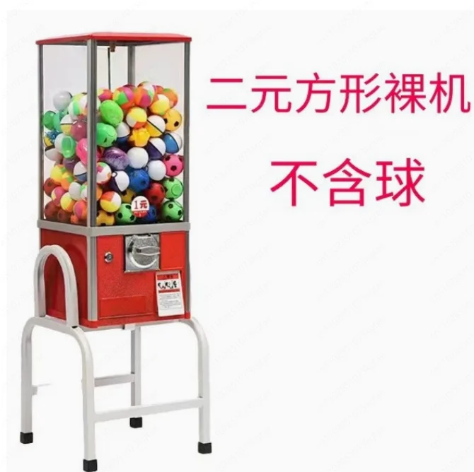 Big Ball Capsule Outdoor Sticker Sticker Stamp Vending Machine Dispensing Two Inch Capsule Coin Token Payment