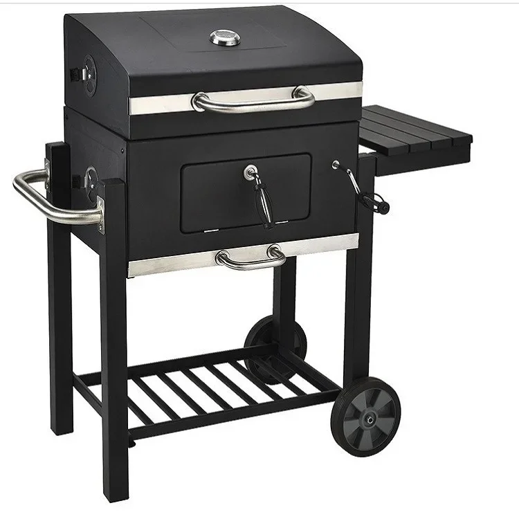 

-Factory Direct Sale 304 Edible Stainless Steel Rotate Bbq,grills Flipping Barbecue Outdoor Stainless Steel Charcoal BBQ Grill/