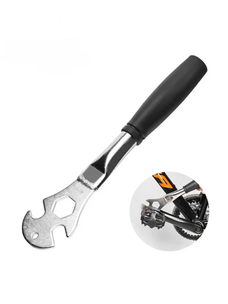 AliExpress NONE Bicycle Pedal Removal Wrench – 15mm & 24mm Thin Spanner for Front & Rear Axle Repair, Mountain Bike Maintenance Tool