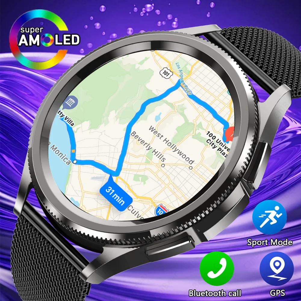 

ChiBear Watch 6 Classic 360*360 HD Screen Smartwatch Women Voice Assistant Waterproof Bluetooth Call Smart Watch Men 2025 NEW