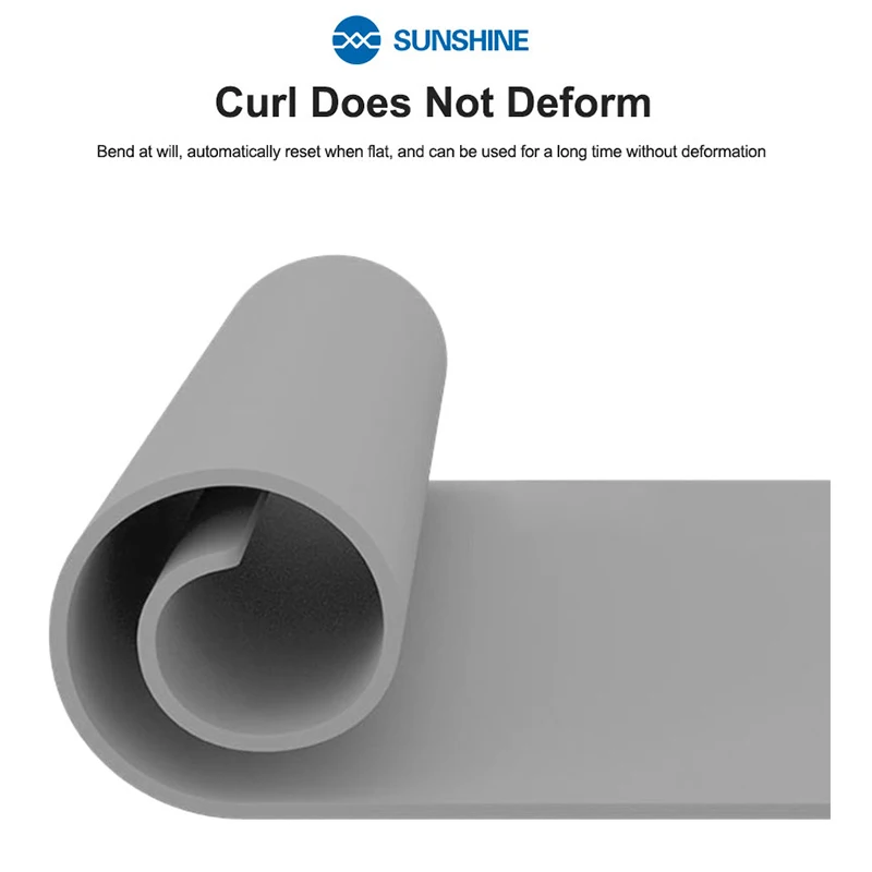 

SUNSHINE SS-004F Heat Insulation Silicone Pad Work Mat High Temperature Resistant Repair Pad Extra Lage Work Mat