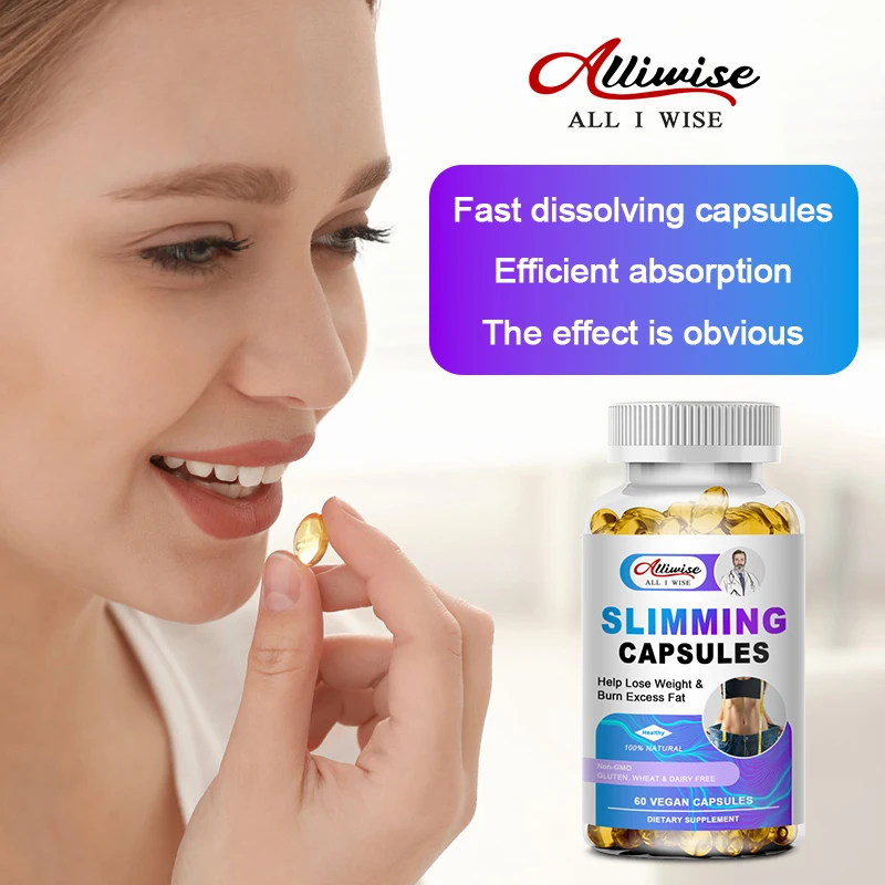 

Alliwise Slimming Capsule Weight Loss Fat Burning Appetite Capsules Detox Bowel Movement and Suppresses Appetite