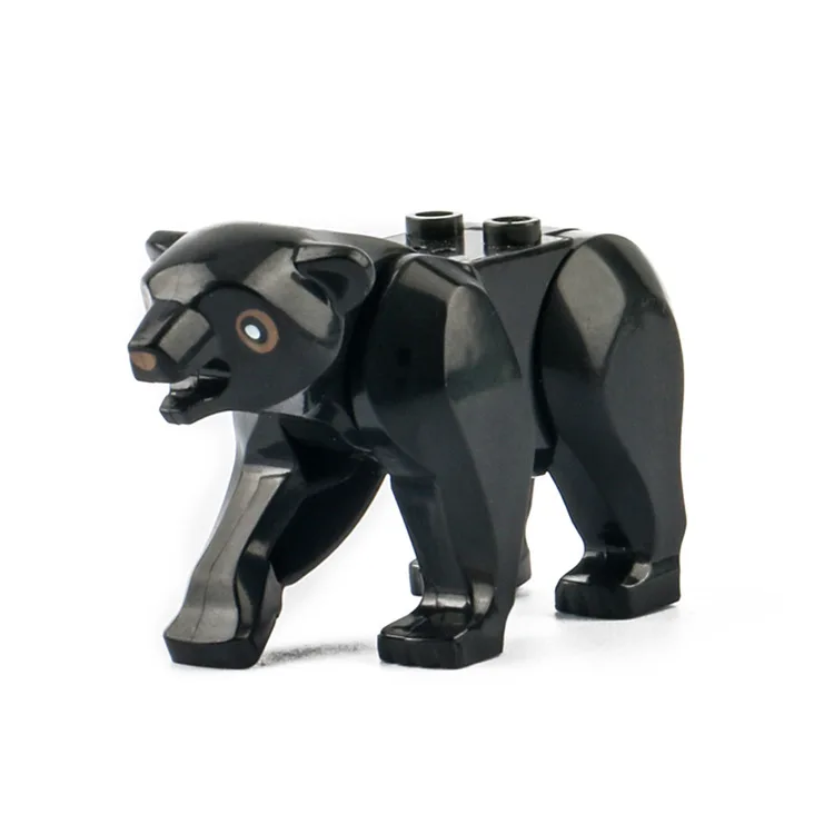 Die Zoo Afrikanische Tier Elefanten Kamel Hirsch Giraffe Gorilla Pferd Tiger Bausteine Mini Action Figure Ziegel Spielzeug Kinder Geschenk – Detail 5