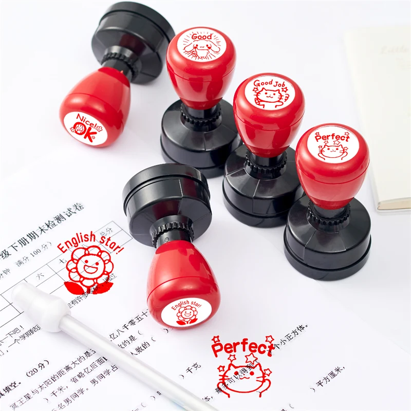 1 قطعة تعليقات المعلم تشجيع جائزة الطوابع الثناء التعبيرات ختم مكتب اللوازم التعليمية الثقافية مكافآت الطلاب TMZ