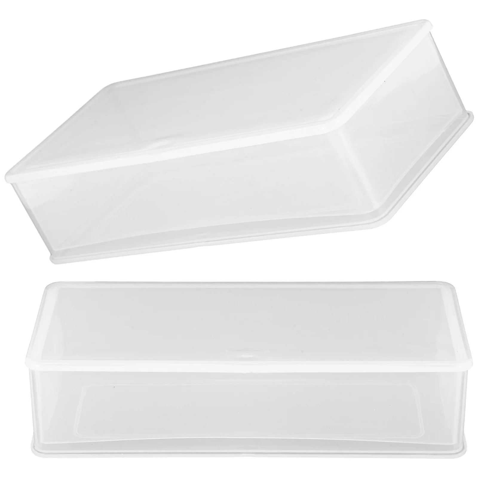 2pcs Holder Box Reusable Plastic Coin Storage Case Portable Coin Organizer Dust-Resistant Protection Container For Commemorative