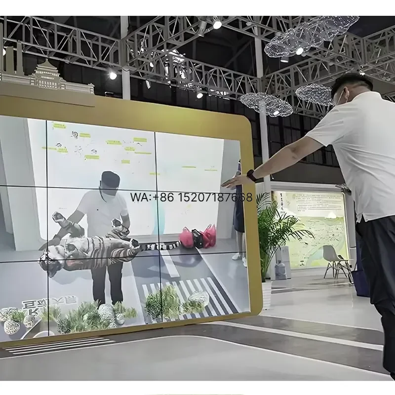 Wmwmnu AR Zoo Wall Projector Games Play and Take Photos With 3D Virtual Animals Indoor Interactive Selfie Wall Augmented