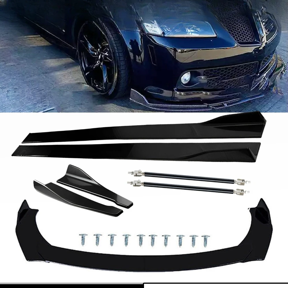 

For Pontiac G8 G6 Front Splitter Bumper Lip Spoiler Gloss Black Bod Kits United States