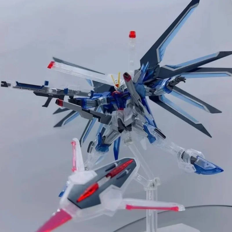 ZGMF-X10A HG 1/144 RISING FREEDOM 하프 컬러 투명 조립 메카 모델 액션 피규어, 어린이 장난감 선물, 소장용