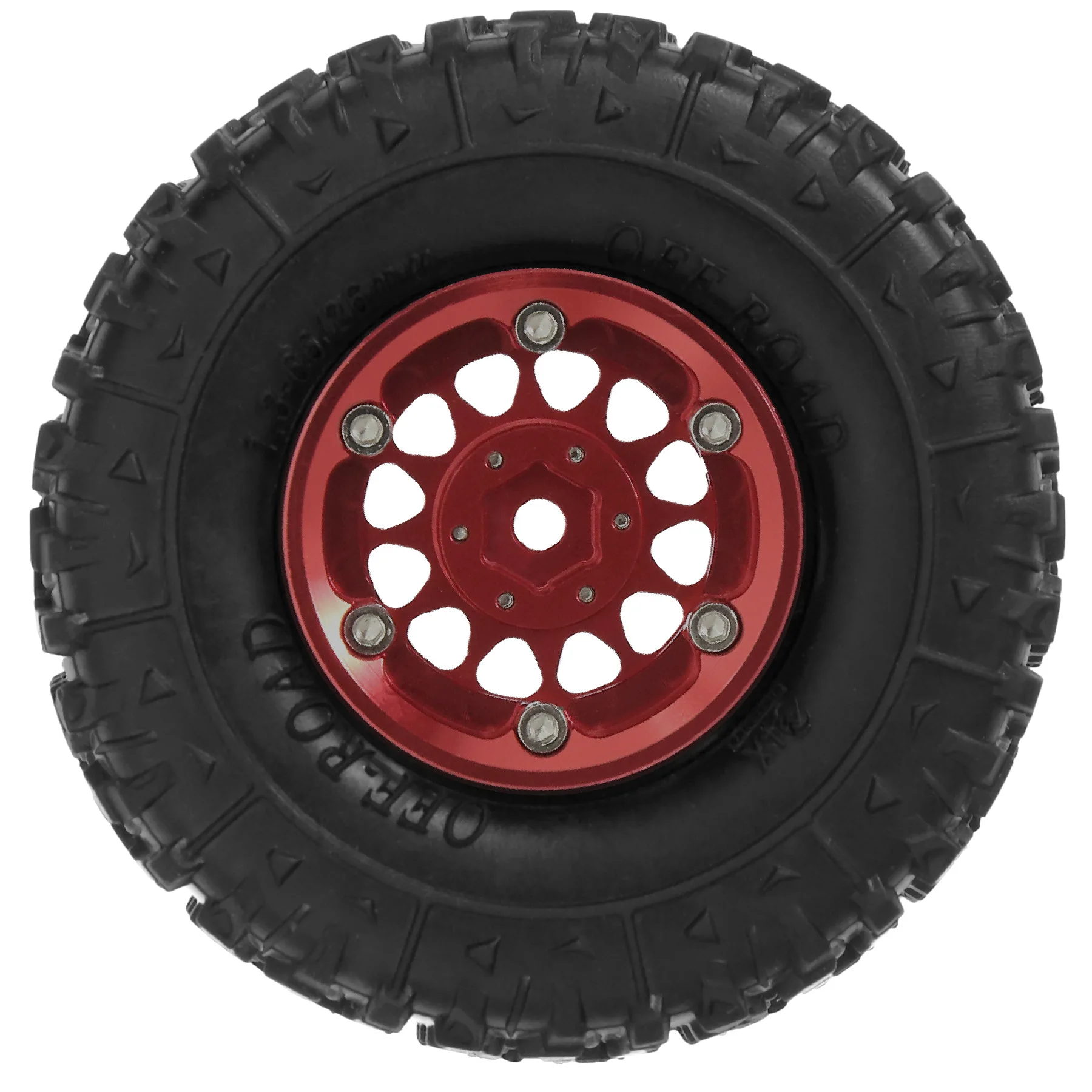 RED SPIDER 1.3 "ยางโคลน 66*26 มม.สำหรับ 1/24 1/18 RC รถไต่เขา(R358)