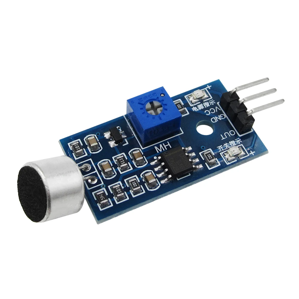 (H169) 3pin Stimme Sound Erkennung Sensor Modul Intelligente Smart Fahrzeug Roboter Hubschrauber Flugzeug Flugzeug Auto