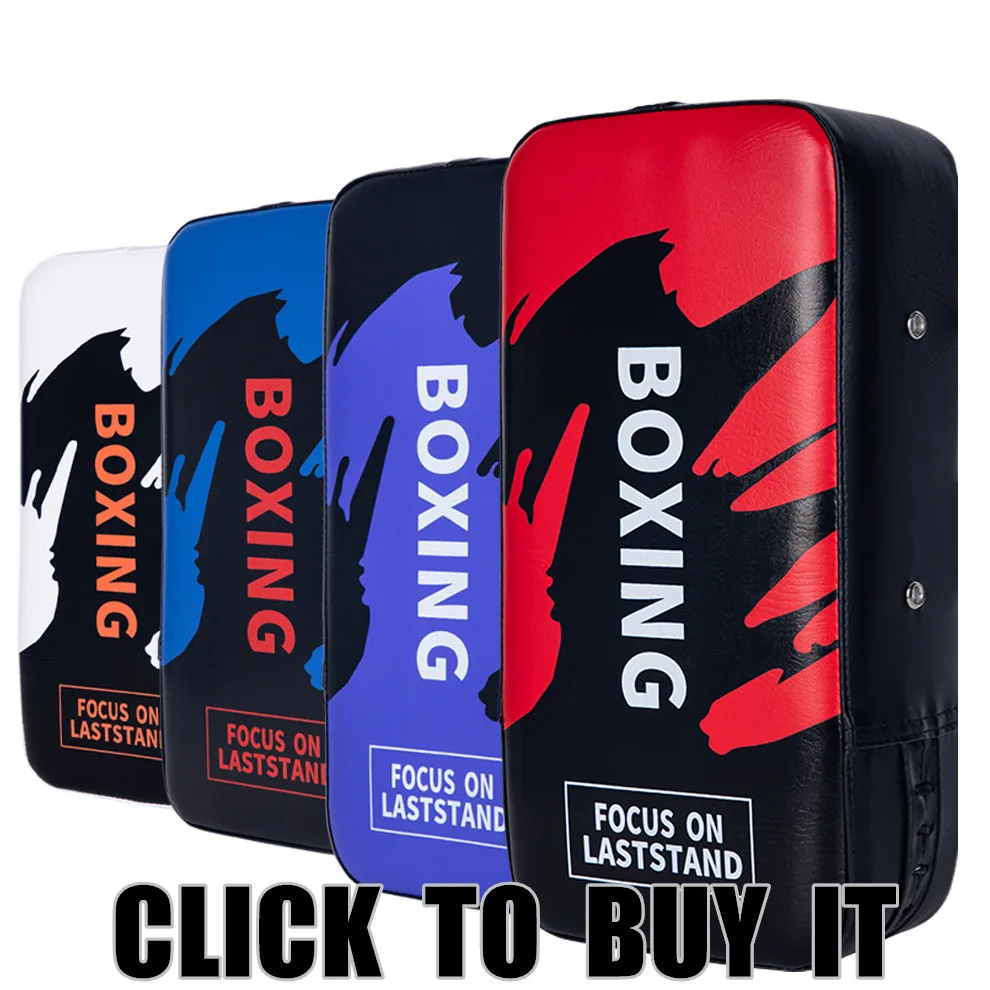 1PCS PU Leather Boxing Target Hand Foot Kicking Pad Bag for Muay Thai Taekwondo MMA Martial Arts Training Fitness Equipment