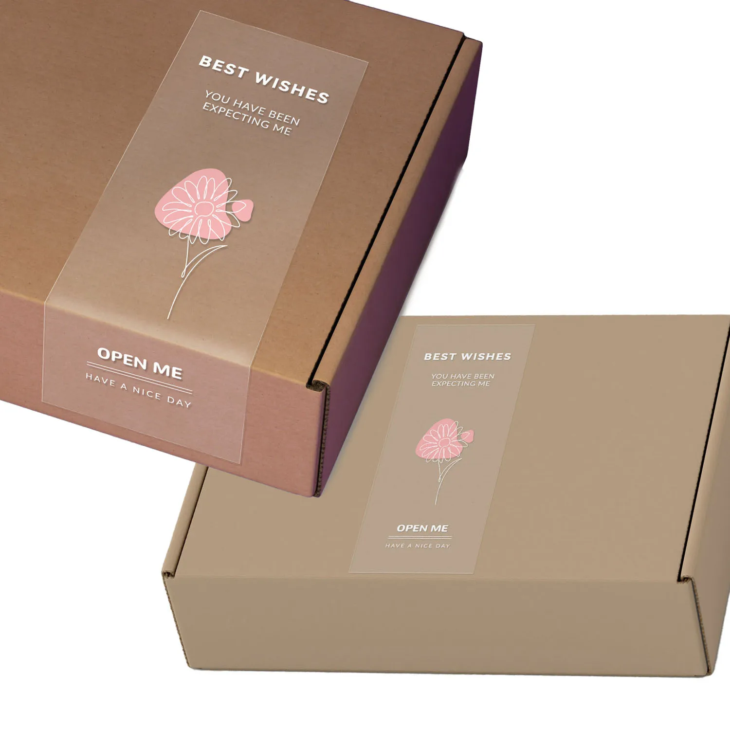 

Прозрачные наклейки «Спасибо за подарки», 10-20 шт.