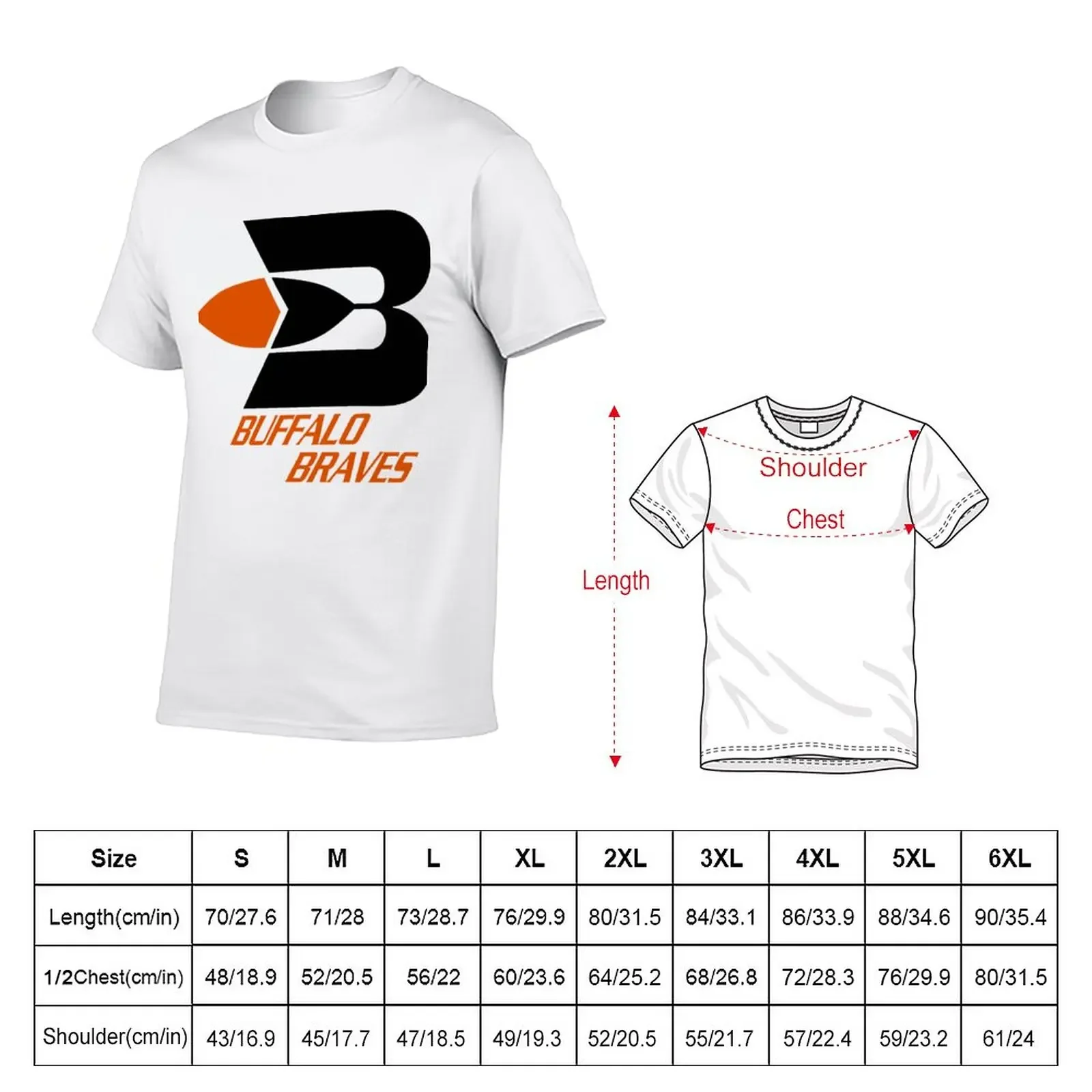 New BEST SELLER Buffalo Braves, Logo Merchandise T-Shirt Anime -shir new ediion  shir man clohes mens funny  shirs