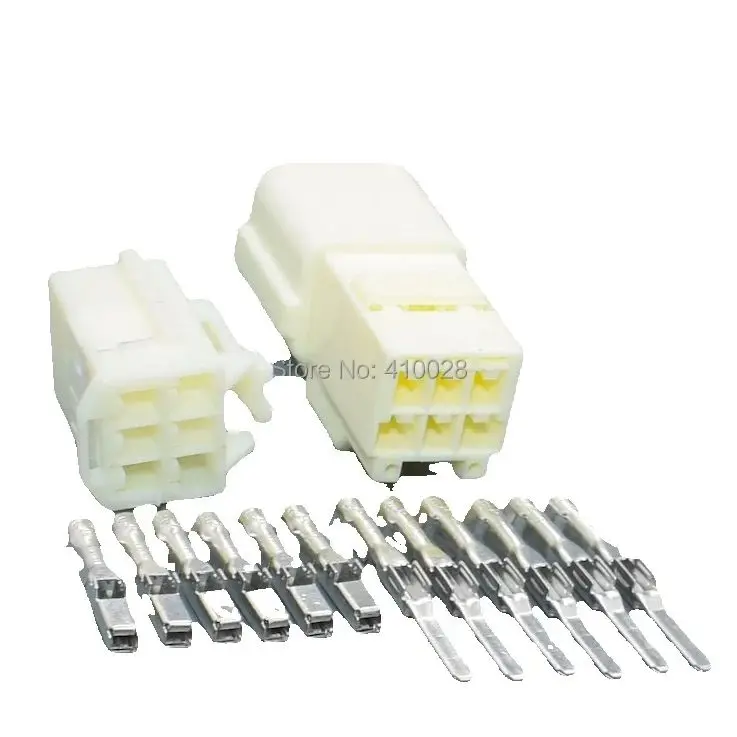 worldgolden 2.2mm 6pin 7282-1068 7283-1068 Female Male 6 Pin Fuel Injector Automotive Connector