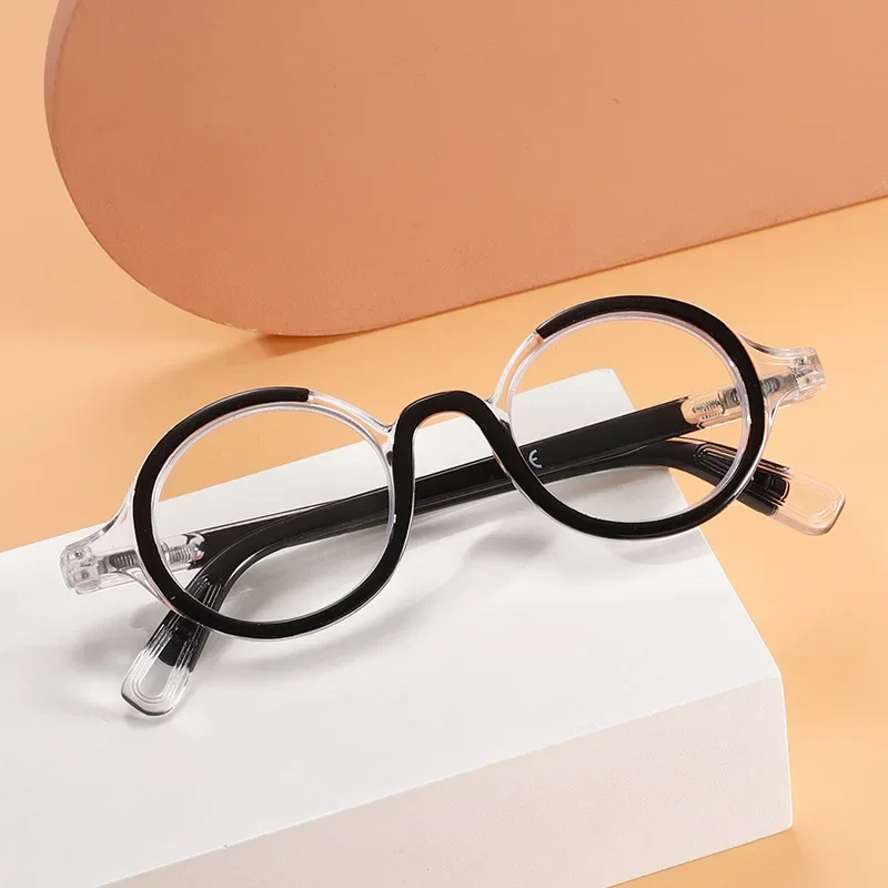 Retro Round Reading Glasses Small Frame Prebyopia Spectacles Hyperopia Eyeglasses for Women&Men +1.0...+4.0 Europe&America