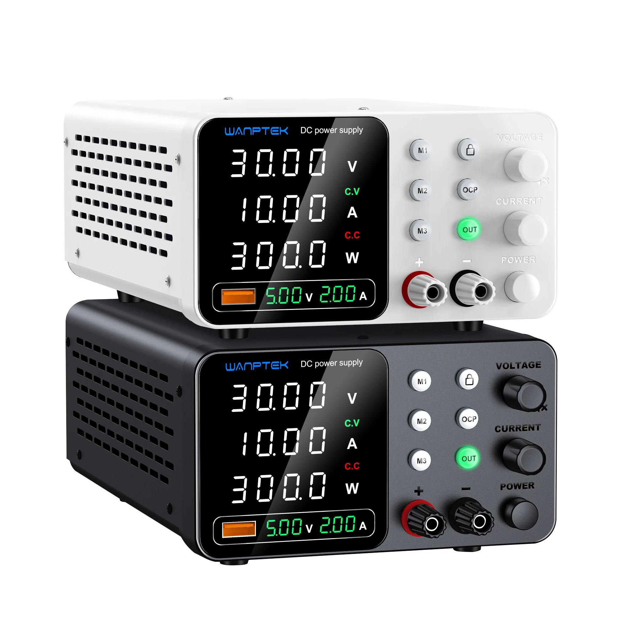 

TPS-C3010 Источник питания постоянного тока 0-30 В 0-10 А Регулируемый переключатель-регулятор USB-зарядка Дисплей Ноутбук Обслуживание мобильного телефона