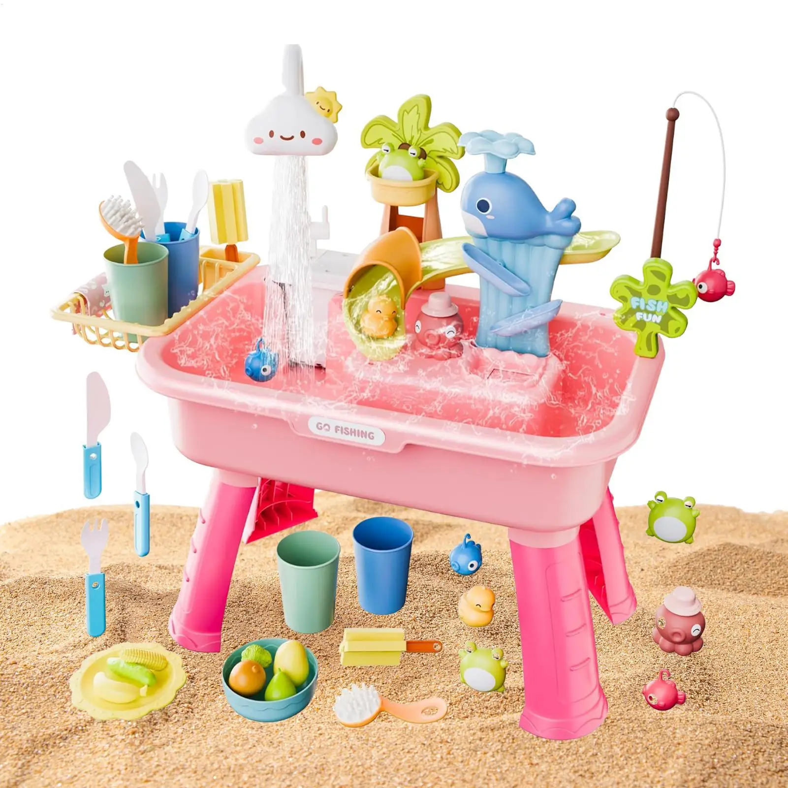 table-d'eau-amelioree-2026-pour-tout-petits-evier-de-jeu-de-cuisine-pompe-electrique-jeu-de-peche-sensoriel-a-eau-courante-jouets-d'exterieur-d'ete