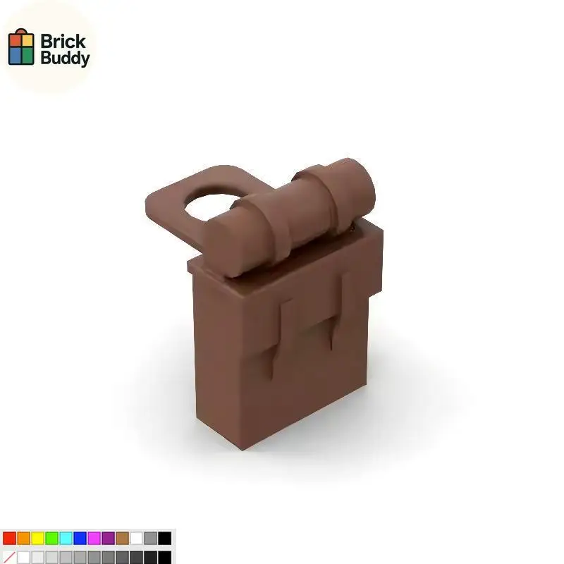 [10 Pcs] Building Block MOC 2524 Minifigure Parts Backpack Travel Bag