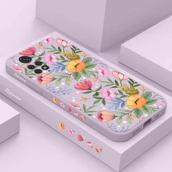 Pure Heart Flower Phone Case For Xiaomi Redmi Note 14 13 12 11 11S 11T 10 10A 10T 10S 9T 9 8 7 Pro Plus 10C 9A 9C 9T 4G 5G Cover