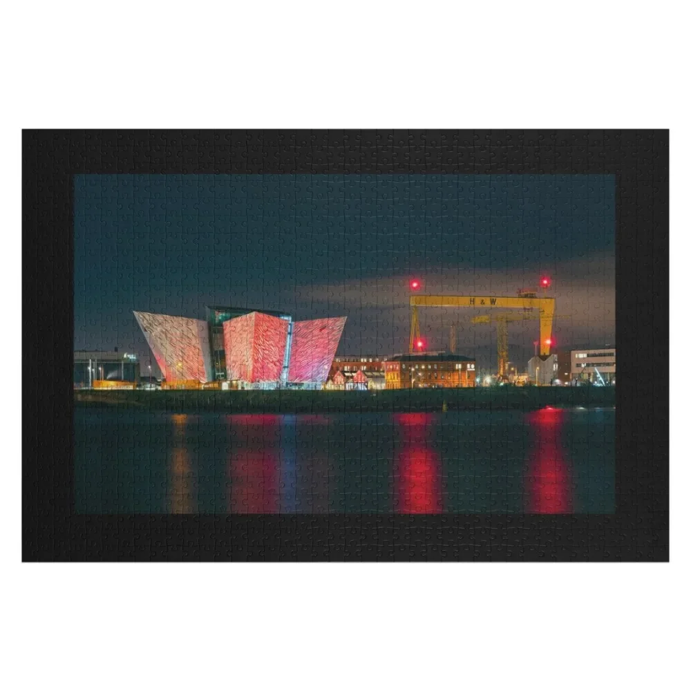 

Belfast by night Jigsaw Puzzle Personalized Toy Wood Photo Personalized Puzzle