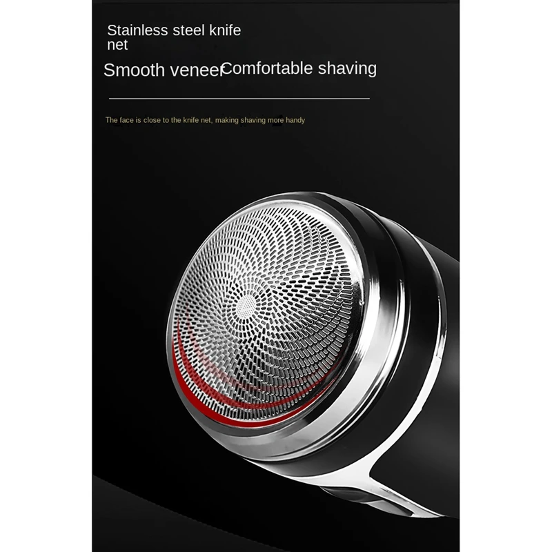 【Must-Haves】 Barbeador elétrico para homens recarregável sem fio rotativo navalha elétrica-up aparador de barba máquina de barbear facial