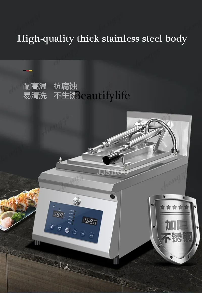 AB AB02  Commercial Electric Crepe Pancake Furnace Chinese Pan-Fried Bun Electric Chow Mein Dumplings Frying Furnace Machine