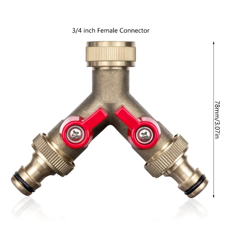 Bộ chuyển đổi vòi 3/4 inch Phân phối nước dễ sử dụng Hoàn hảo cho máy phun nước bãi cỏ