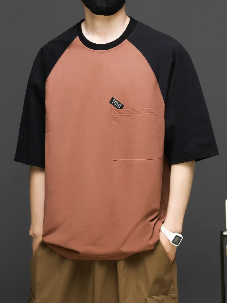 

Plus Size 10xl 9xl T-Shirt Men Short Sleeve Polyester Tee Shirts Patchwork Oversized Loose 8xl 7xl 6xl Streetwear Mens Clothing