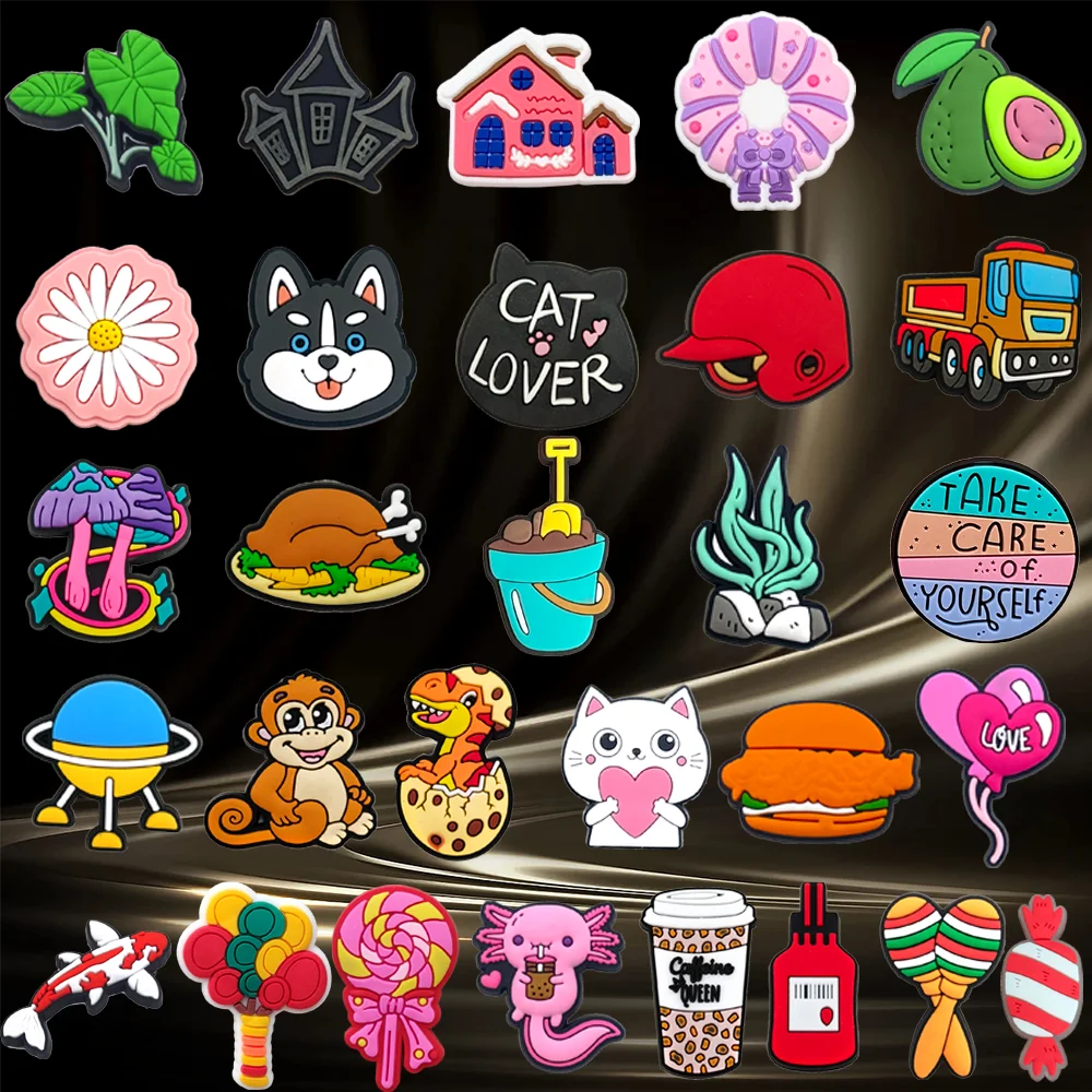 

1pc Cute cartoon PVC Shoe Charms Accessories Shoe Decorations Sandals Pins DIY Kids Women boy gifts