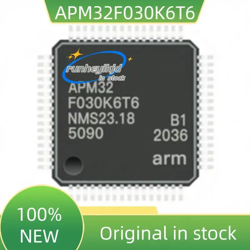 5pcs/lot 100%NEW  APM32F030K6T6  APM32F030C8T6  LQFP-32   New and Original Genuine