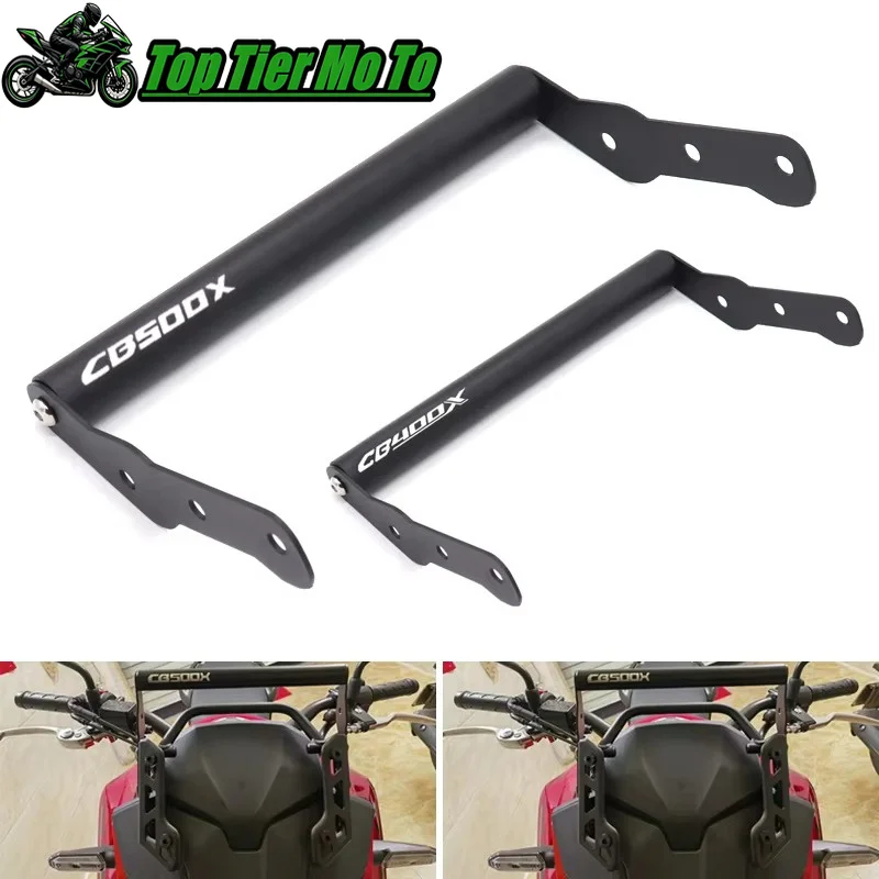 Accessories GPS Smart Phone Navigation GPS Plate Bracket Adapt Holder Fit For Honda CB500X CB400X CB 500X 400X 2017-2023