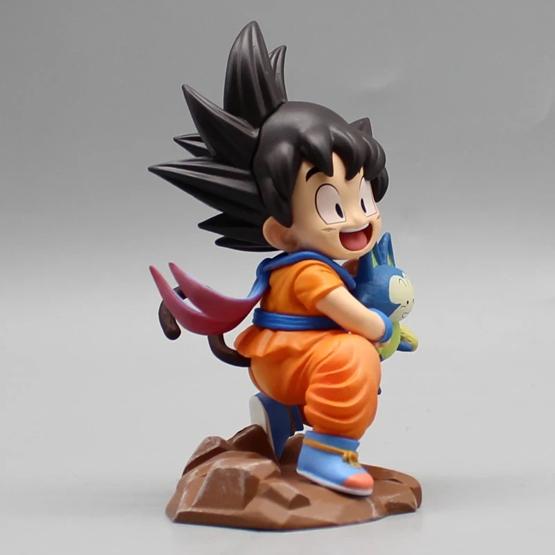 15cm Dragon Ball Figure Goku Figures Childhood Goku Embrace Pura Series Model PVC Collection Decoration Statue GK Christmas Gift image 3