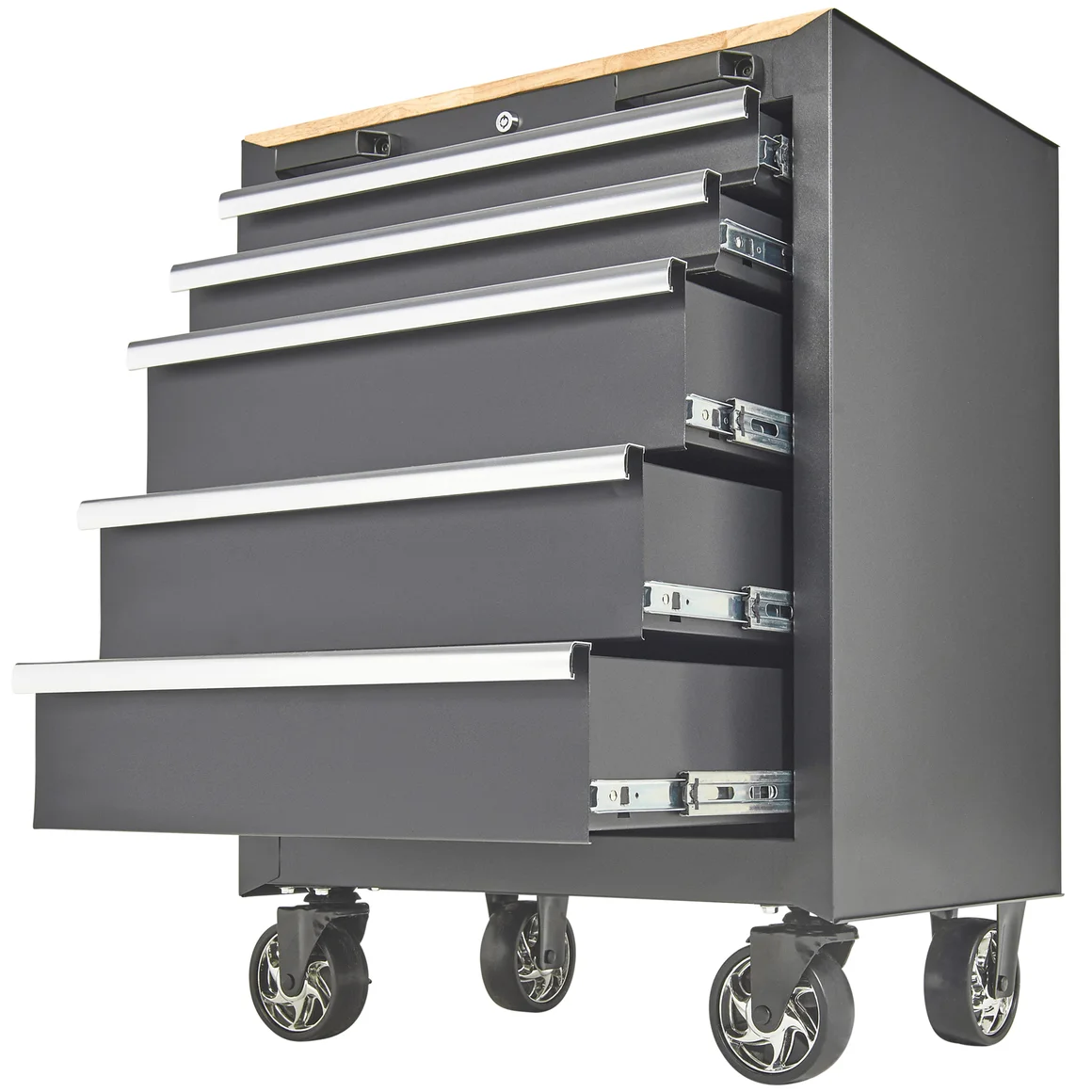 

Removable Large New Black Garage Workbench / for Workshop Steel Combination Tool Cabinet Toolbox