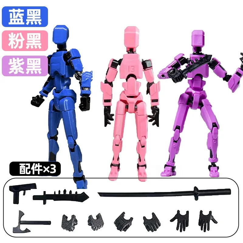 13 Action Figure Titan Multi-Jointed Beweegbare Shapeshift Robot T13 Action Mannequin Karakter en Hond Figuur Speelgoed cadeaus voor kinderen