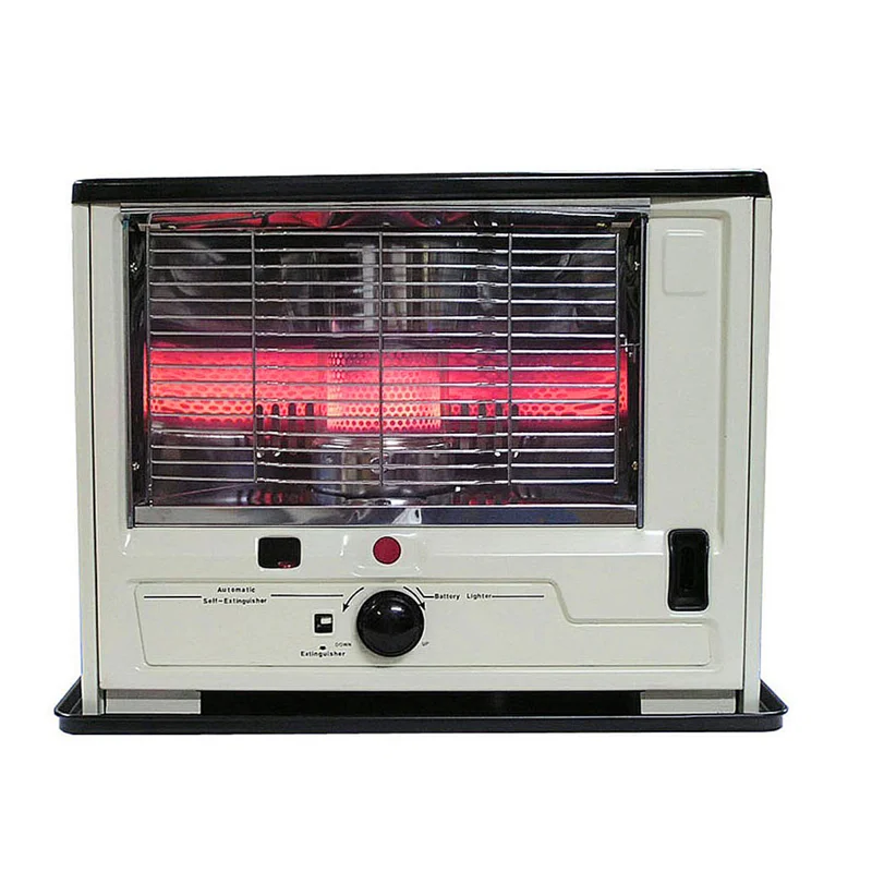 Kerosene Stove Heaters With Portable Stainless Steel Oil Heater Glass Burner For Indoor Camping Kerosene Heater