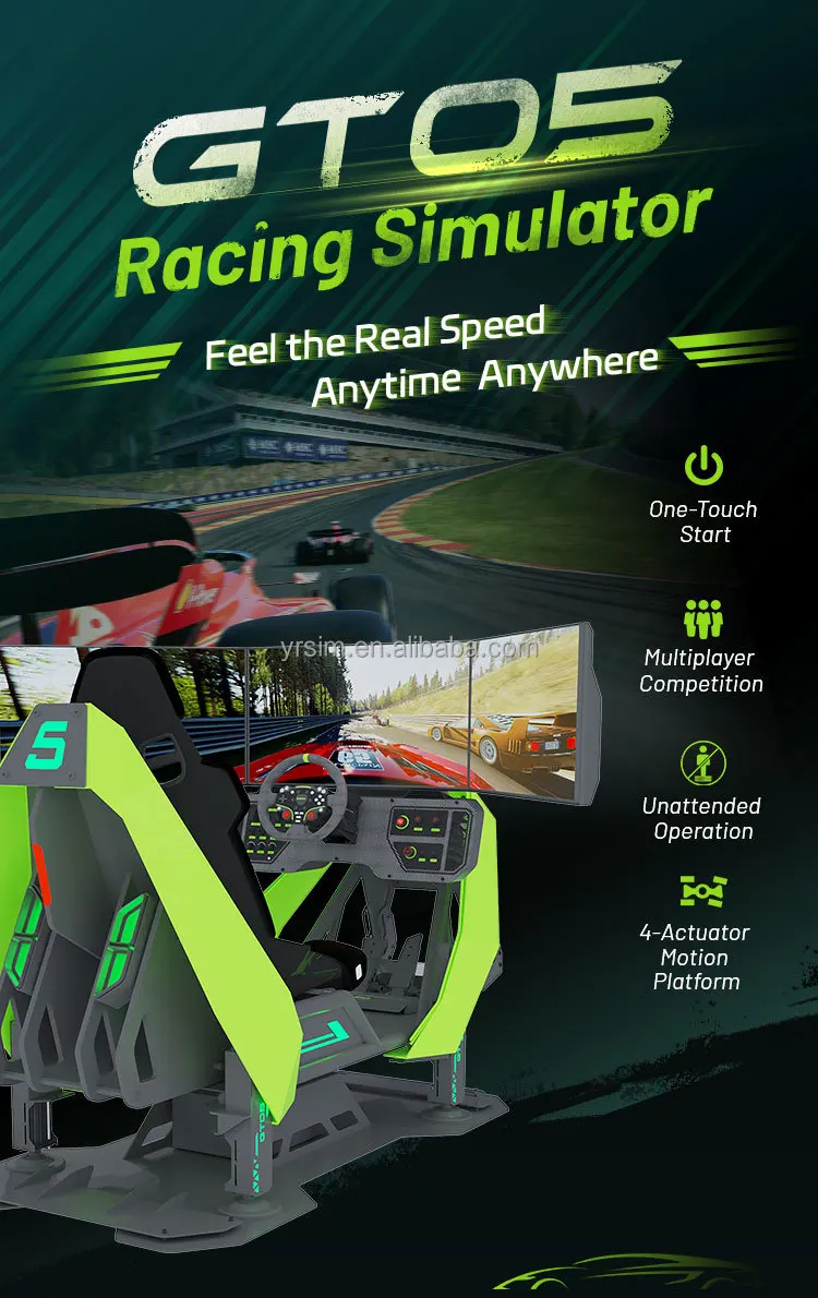 Renixsim Racing Arena E-Sports Center Indoor Playground Racing Entertainment Competitive Drift Racing Simulator