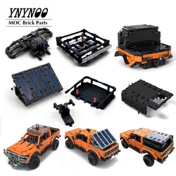 NEW MOC Tradie Tray Trailer Truck Modified Fit for Pickups F-150 Raptor 42126 Bricks Set Car Building Blocks DIY Toys Gifts