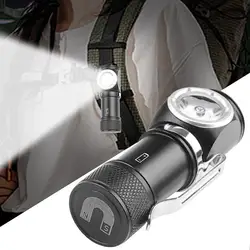 Faros LED portátiles recargables, potente luz de trabajo, linterna de cabeza de emergencia para acampar al aire libre y pescar