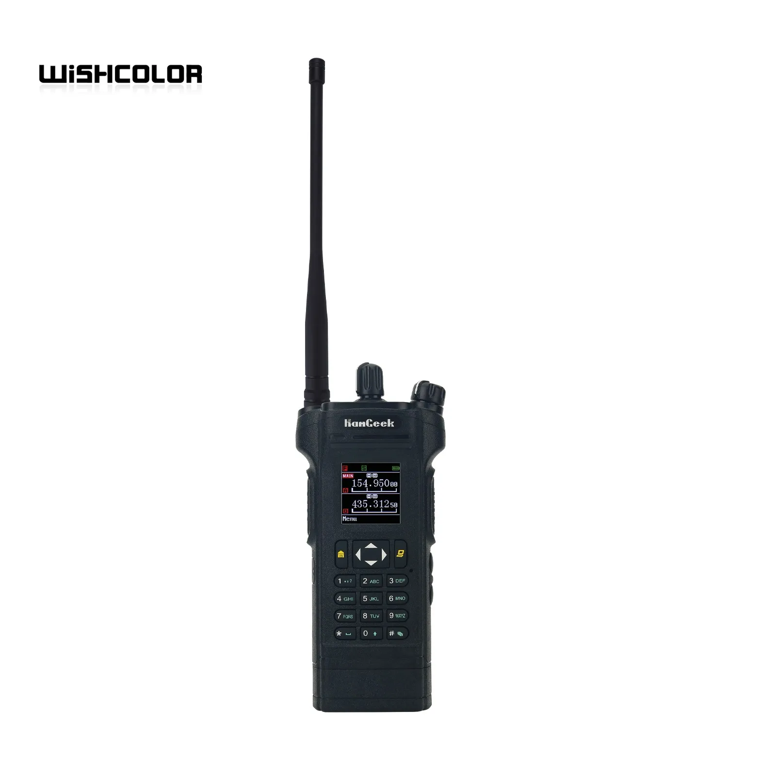 HAMGEEK APX-8000 12W Dual Band Radio VHF UHF Handheld Transceiver with Dual PTT Duplex Working Mode