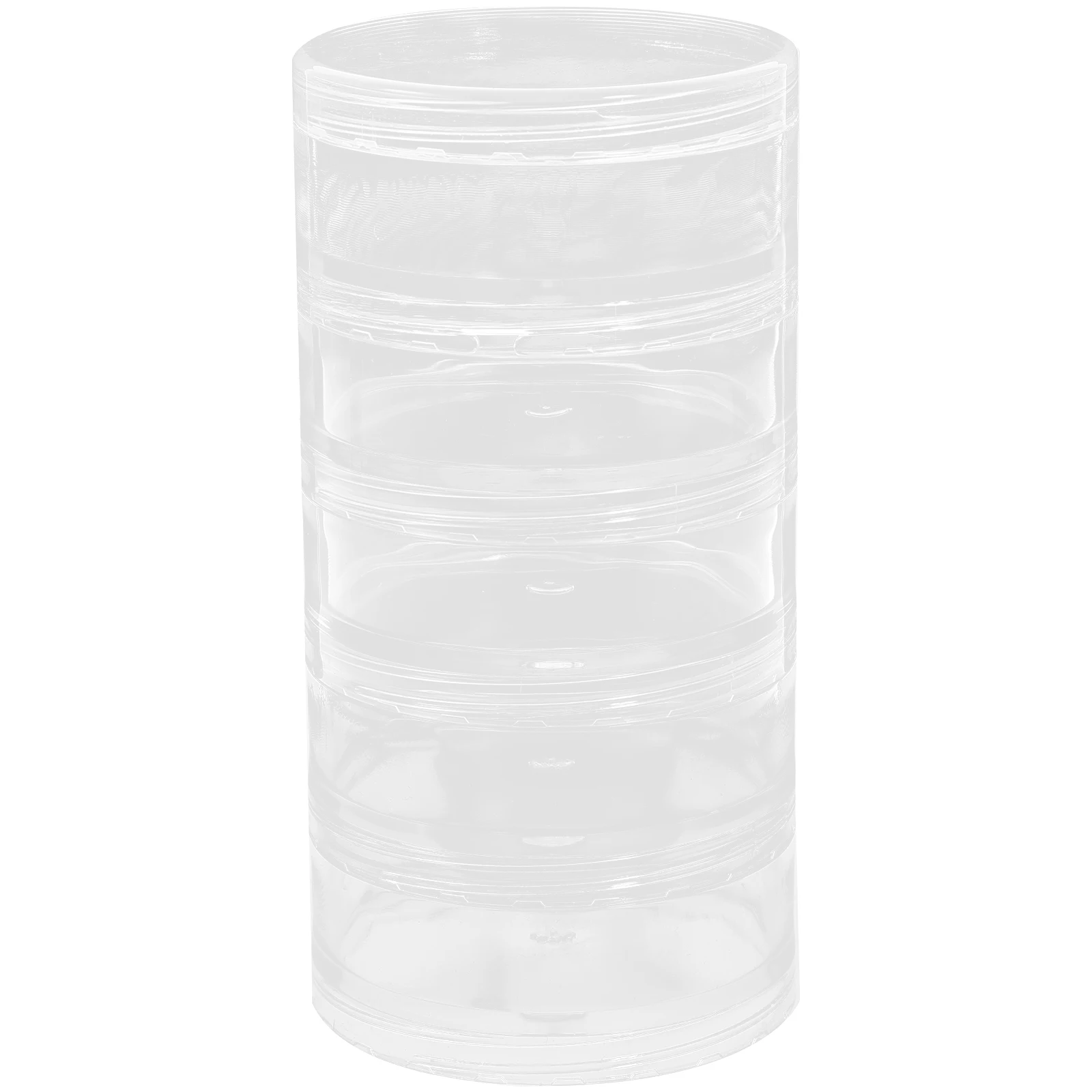 

5 Layer Storage Box Plastic Container Containers Travel Jars Stackable Bead Boxes Rhinestones